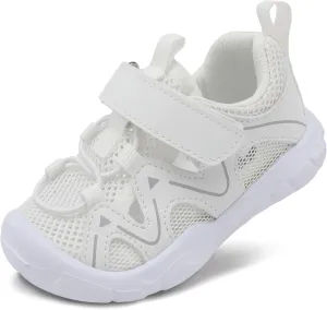 FEETCITY Wide Toddler Shoes Slip on Sneakers Boys Girls Toddler Tennis Shoes Sports Shoes Walking Shoes
