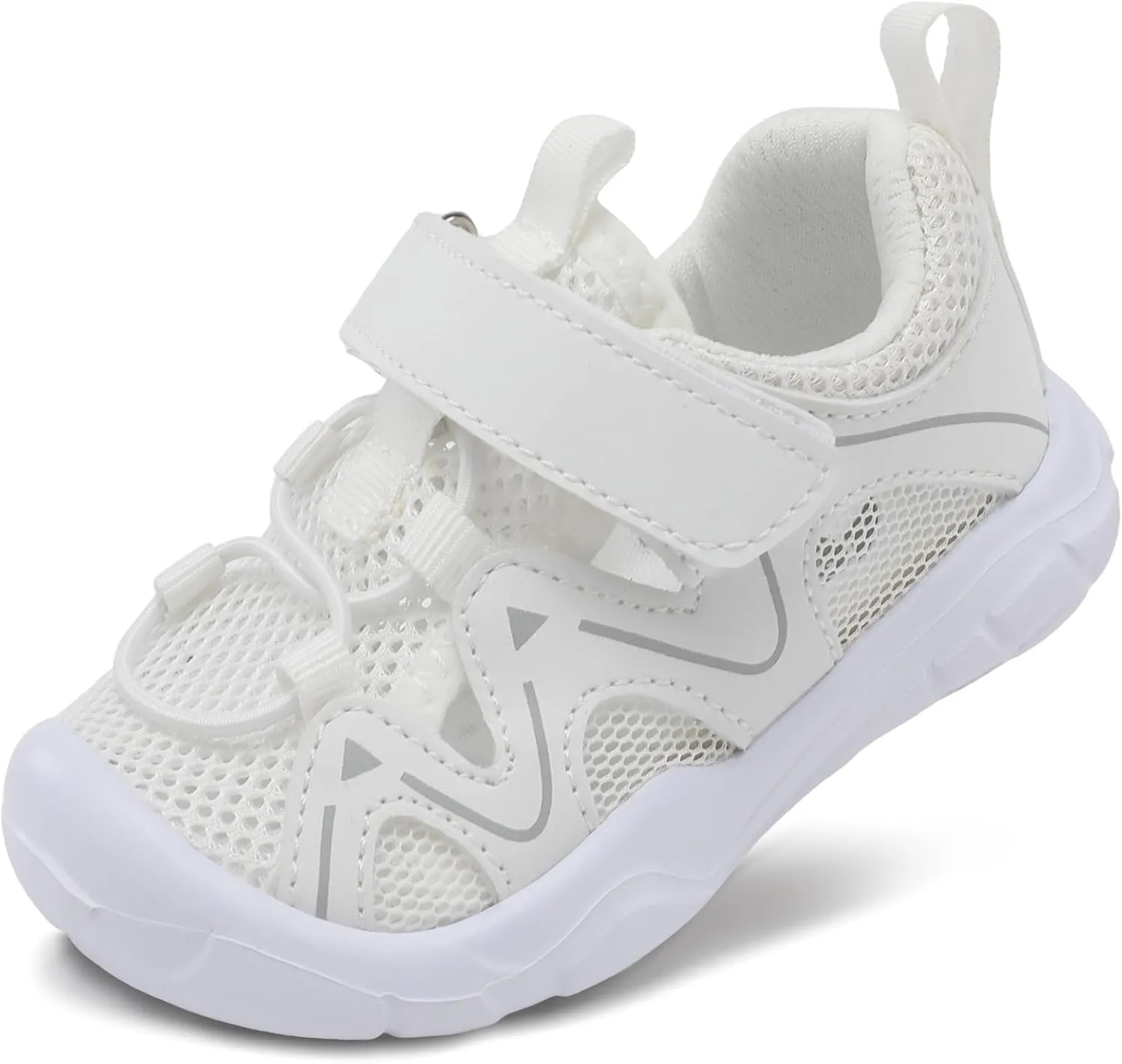FEETCITY Wide Toddler Shoes Slip on Sneakers Boys Girls Toddler Tennis Shoes Sports Shoes Walking Shoes