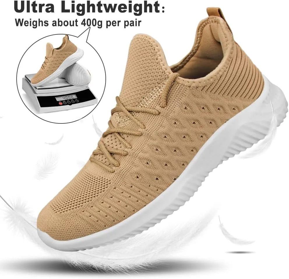 Feethit Mens Slip On Walking Shoes Lightweight Breathable Non Slip Running Shoes Comfortable Fashion Sneakers for Men
