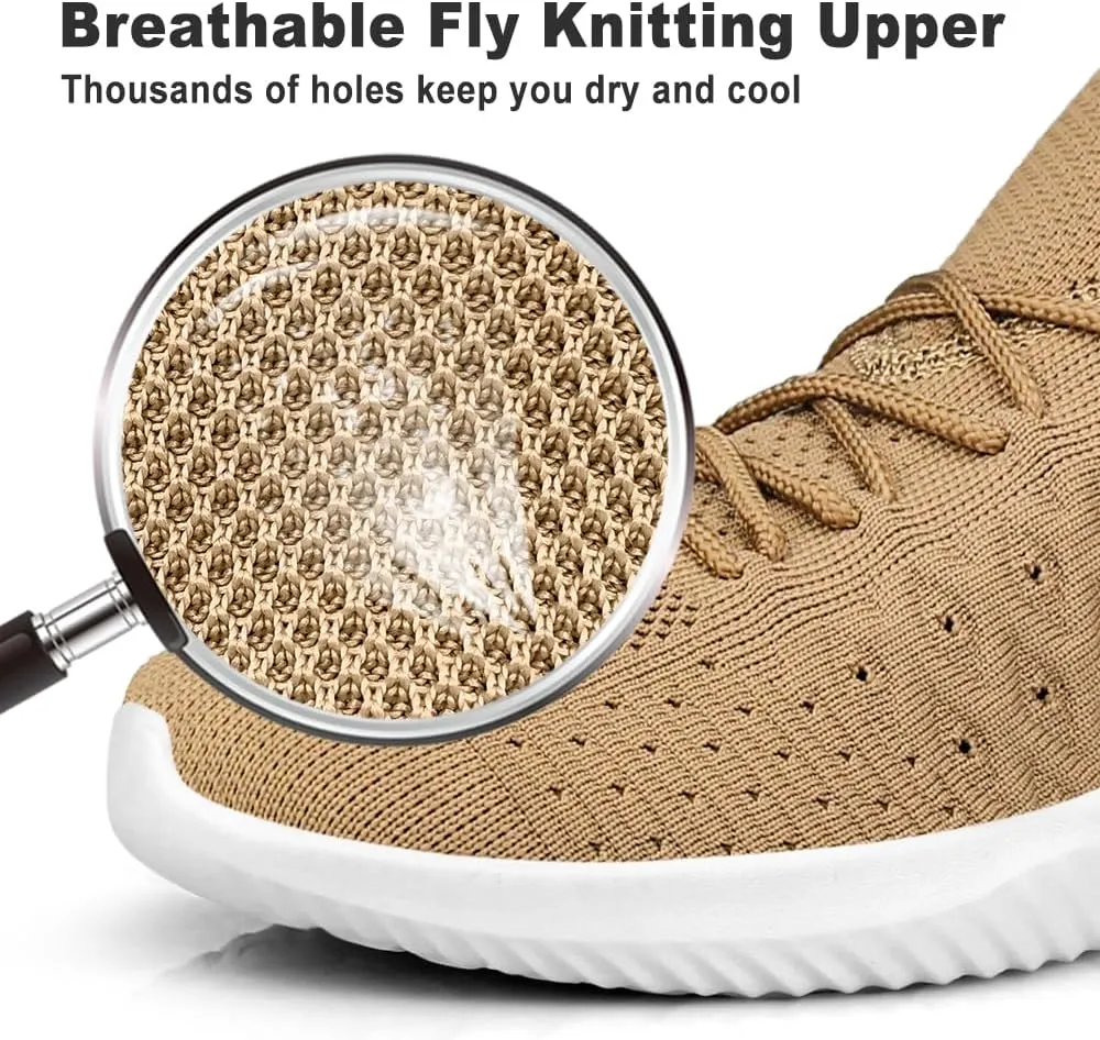 Feethit Mens Slip On Walking Shoes Lightweight Breathable Non Slip Running Shoes Comfortable Fashion Sneakers for Men