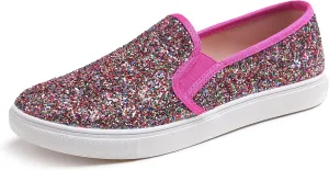 FEVERSOLE Women's Fashion Slip-On Sneaker Casual Flat Loafers