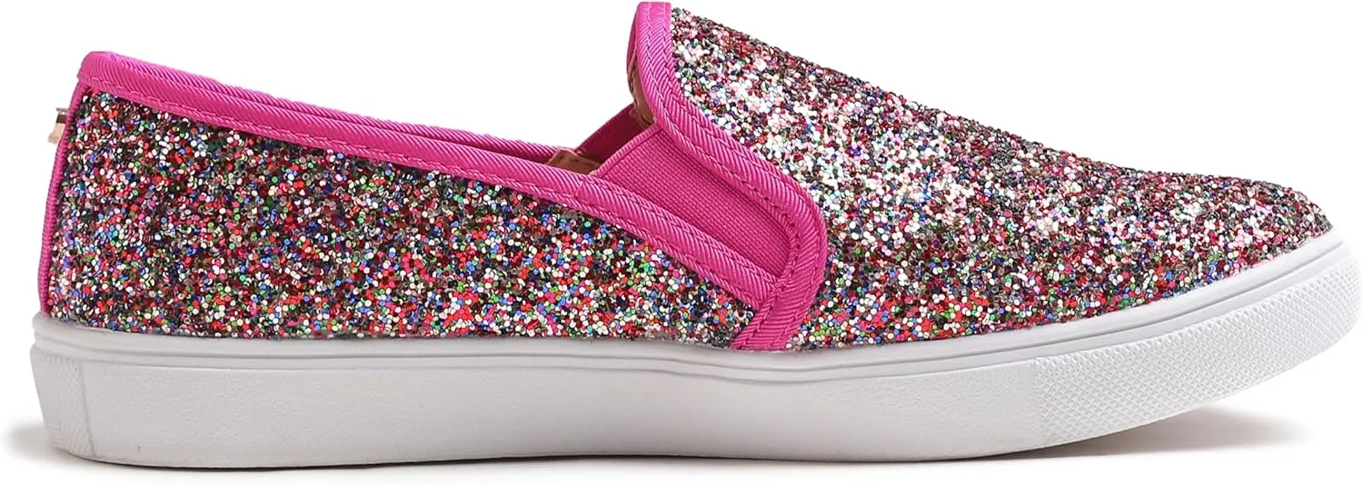 FEVERSOLE Women's Fashion Slip-On Sneaker Casual Flat Loafers