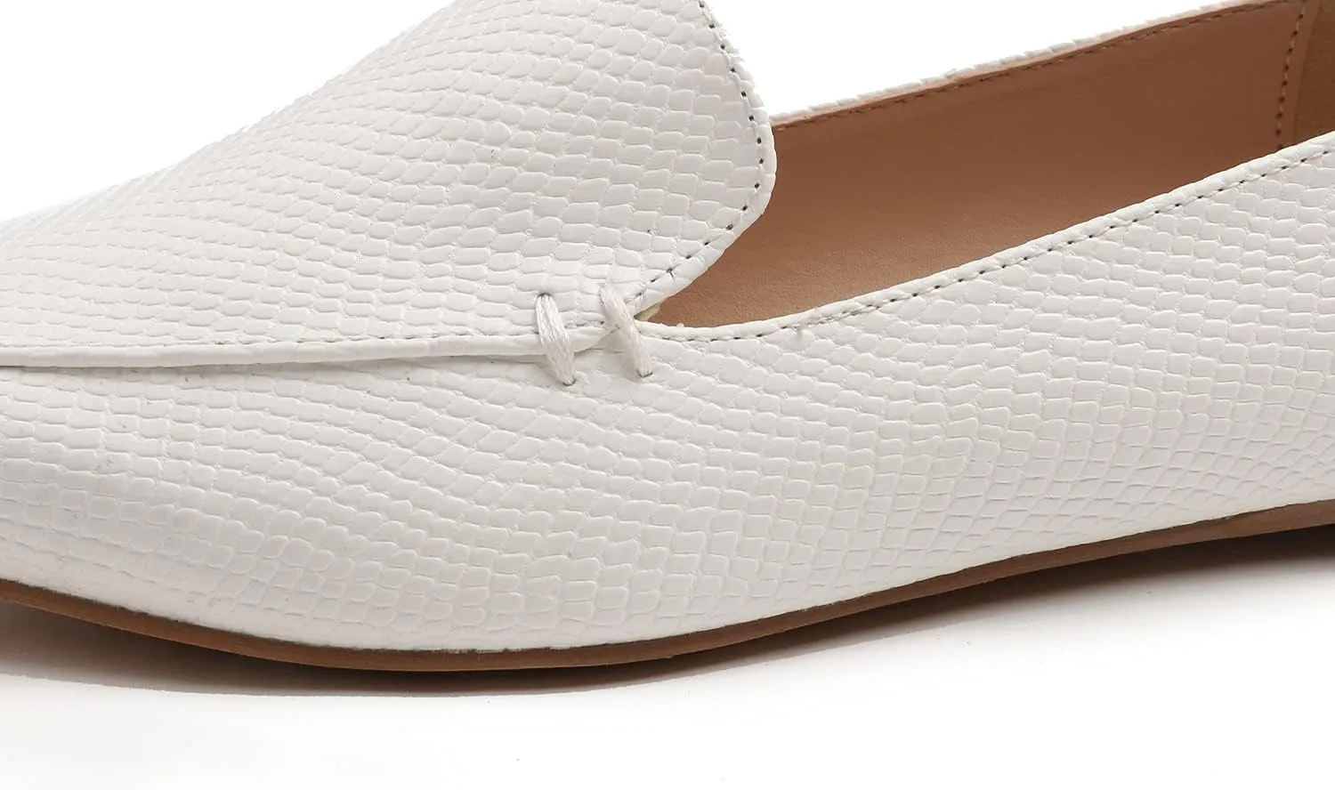 FEVERSOLE Women's Loafer Flat Pointed Fashion Slip On Comfort Driving Office Shoes