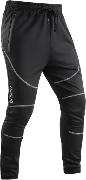 FORBEMK Men's Cycling Bike Pants Quick-Dry Windproof Outdoor Mountain Bike Athletic Sweatpants for Running Hiking Gear