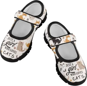 Forchrinse Colorful Tie Dye Girls and Toddler Girls Mary Jane Sneaker Lightweight Flat Shoes Anti-Slip School Uniform Shoes with EVA Sole