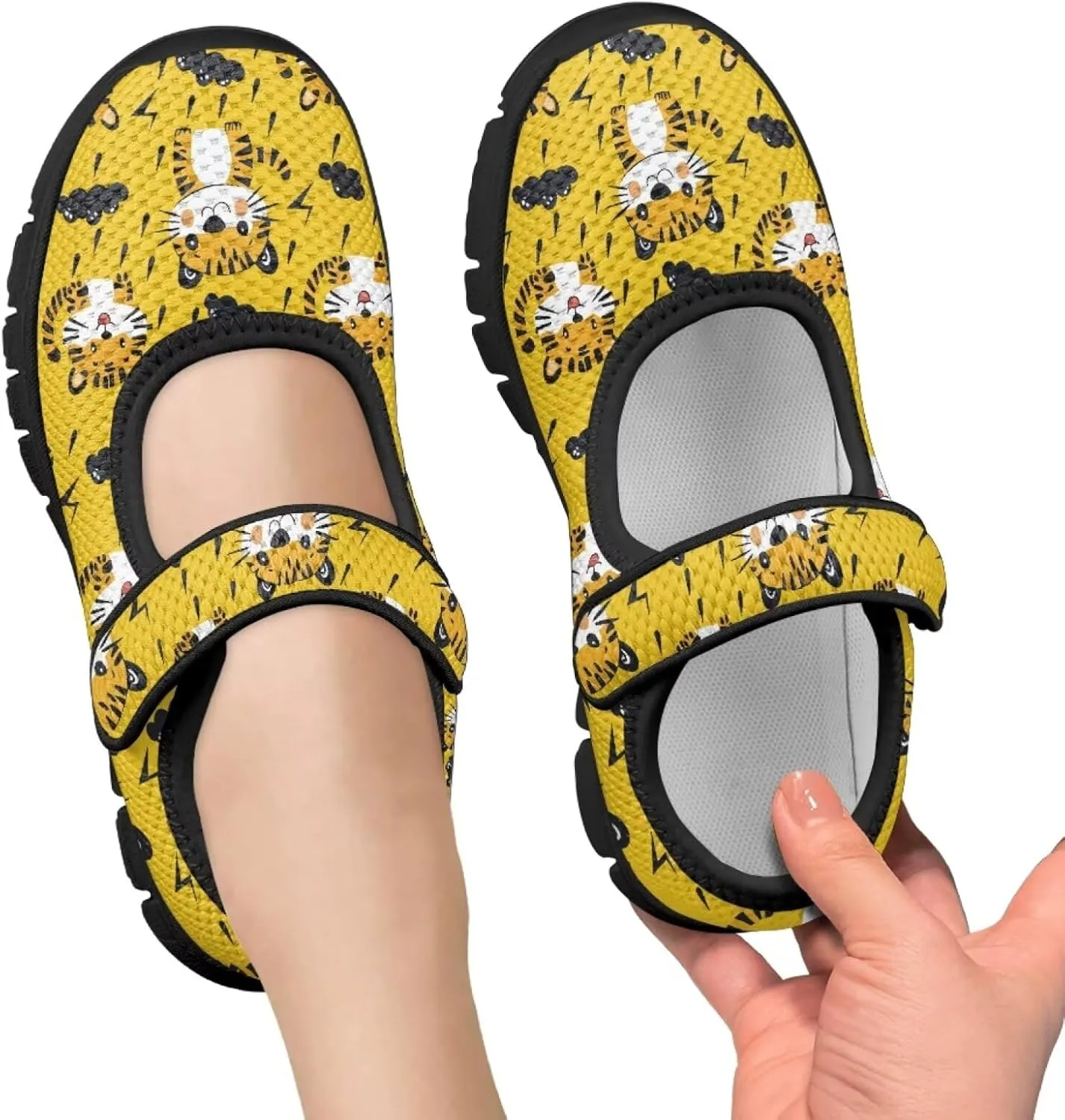 Forchrinse St Patrick’s Day Print Girls Slip on Shoes for Toddler Girls Green Leaves Print Flats Shoes Causal Mary Jane Sneakers Lightweight for Kids 11-2.5