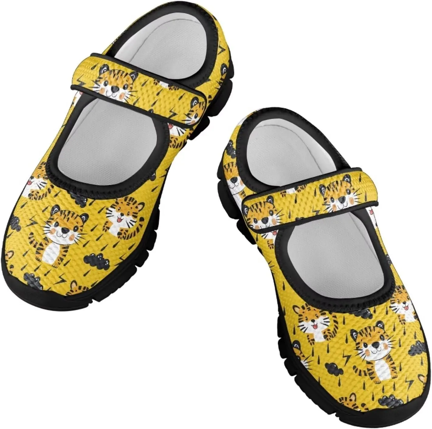 Forchrinse St Patrick’s Day Print Girls Slip on Shoes for Toddler Girls Green Leaves Print Flats Shoes Causal Mary Jane Sneakers Lightweight for Kids 11-2.5