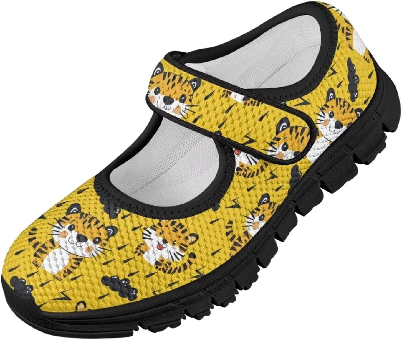 Forchrinse St Patrick’s Day Print Girls Slip on Shoes for Toddler Girls Green Leaves Print Flats Shoes Causal Mary Jane Sneakers Lightweight for Kids 11-2.5