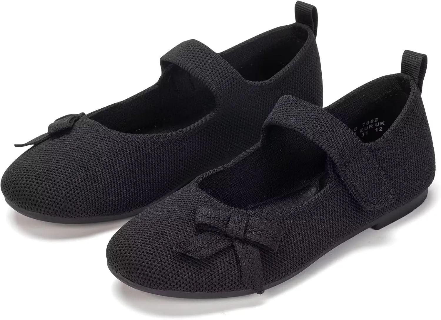 Frank Mully Girls Dress Shoes Mary Janes Girl Flats Slip on Ballet Flat Party School Shoes with Bow Toddler/Little Kid/Big Kid
