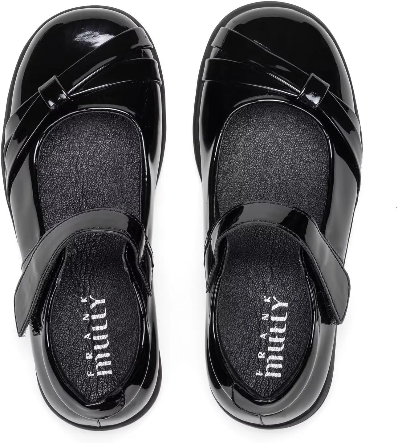 Frank Mully Girls School Shoes Mary Jane Flats Slip-On Uniform Dress Flats for Girl Toddler/Little Kid/Big Kid