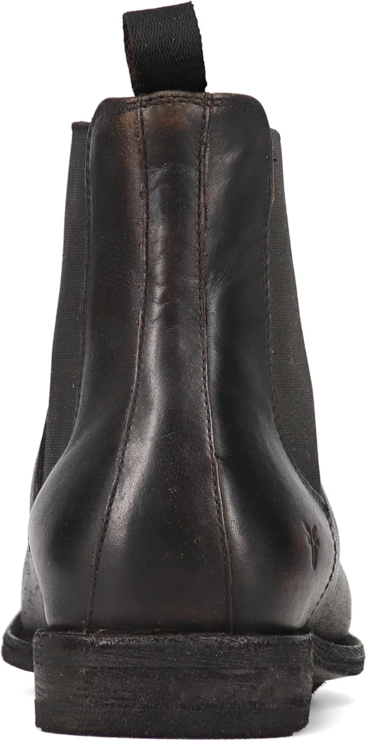 Frye Tyler Chelsea Boots for Men Designed with Flexible Blake Construction and Elasticated Side Panels, Comfort Footbed and Full Leather Lining – 6” Shaft Height