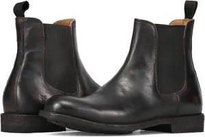Frye Tyler Chelsea Boots for Men Designed with Flexible Blake Construction and Elasticated Side Panels, Comfort Footbed and Full Leather Lining – 6” Shaft Height