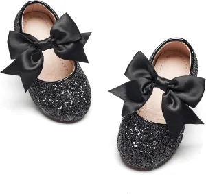 GINFIVE Toddler Girls Dress Shoes Little Girls Mary Janes Ballerina Flats Shoes Toddler