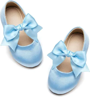 GINFIVE Toddler Girls Dress Shoes Mary Janes Ballerina Flats for Girls Shoes Toddler