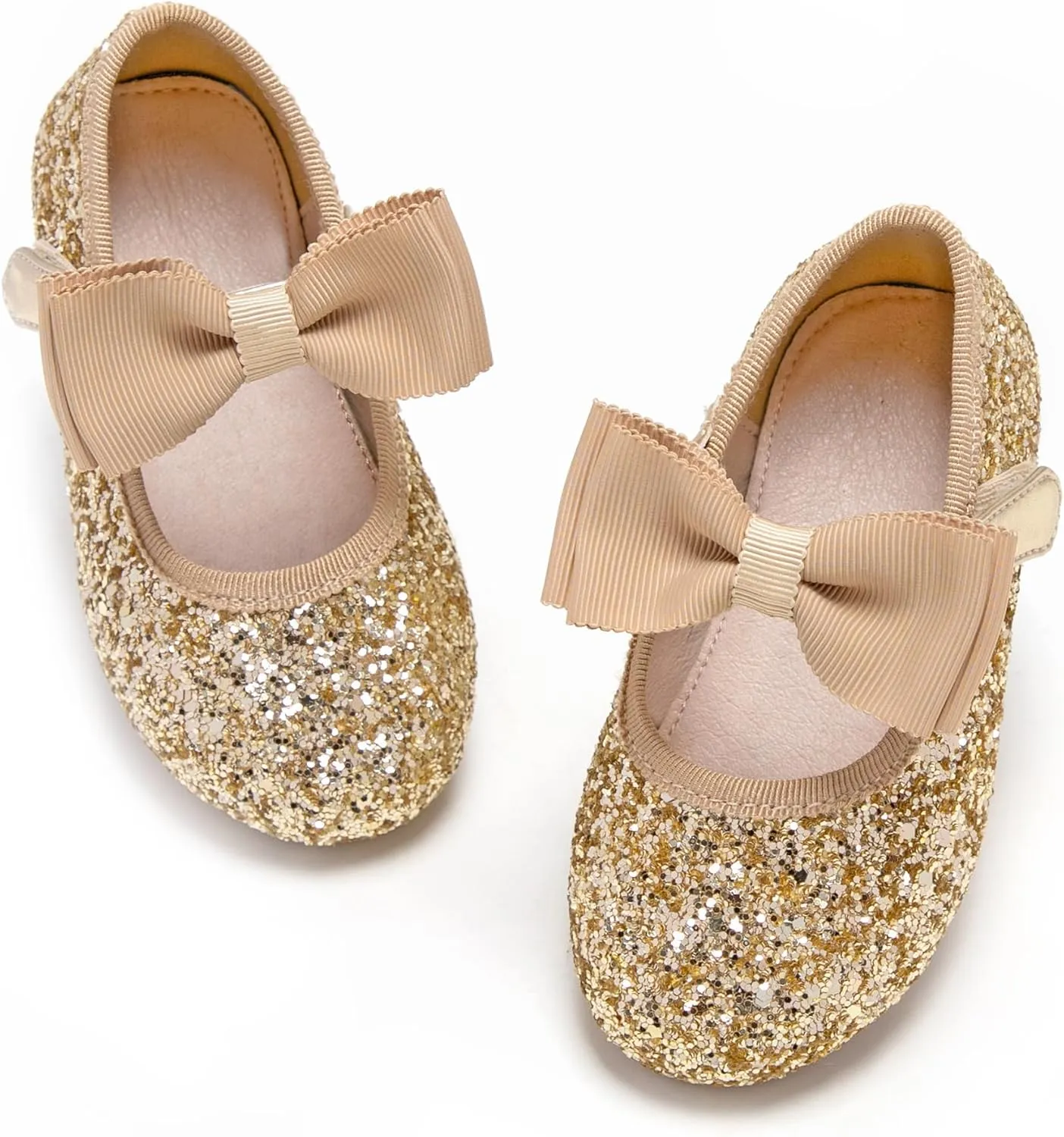 GINFIVE Toddler Girls Dress Shoes Mary Janes Ballerina Flats for Girls Shoes Toddler