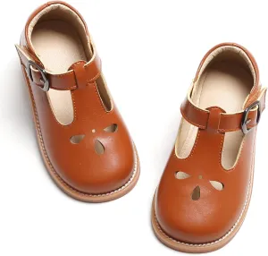 GINFIVE Toddler Little Girls Mary Janes Flats Girls Dress Shoes Kids Shoes