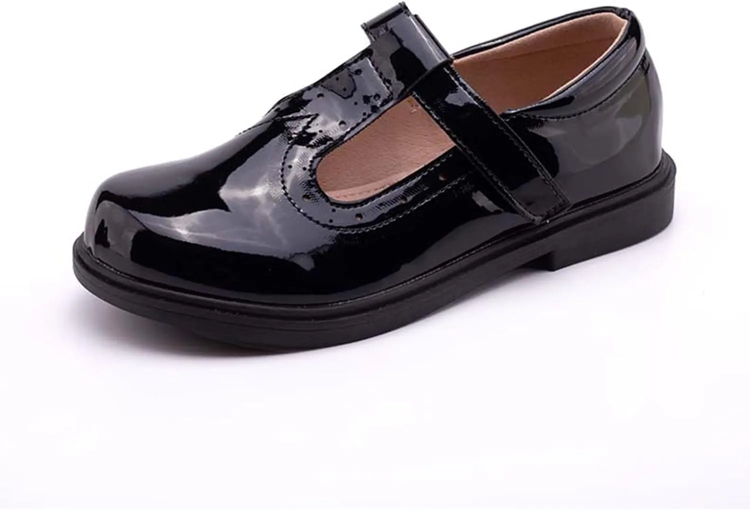 Girls Black Mary Jane Shoes Girls School Uniform Shoes Wednesday Shoes Wedding Party Flat Shoes