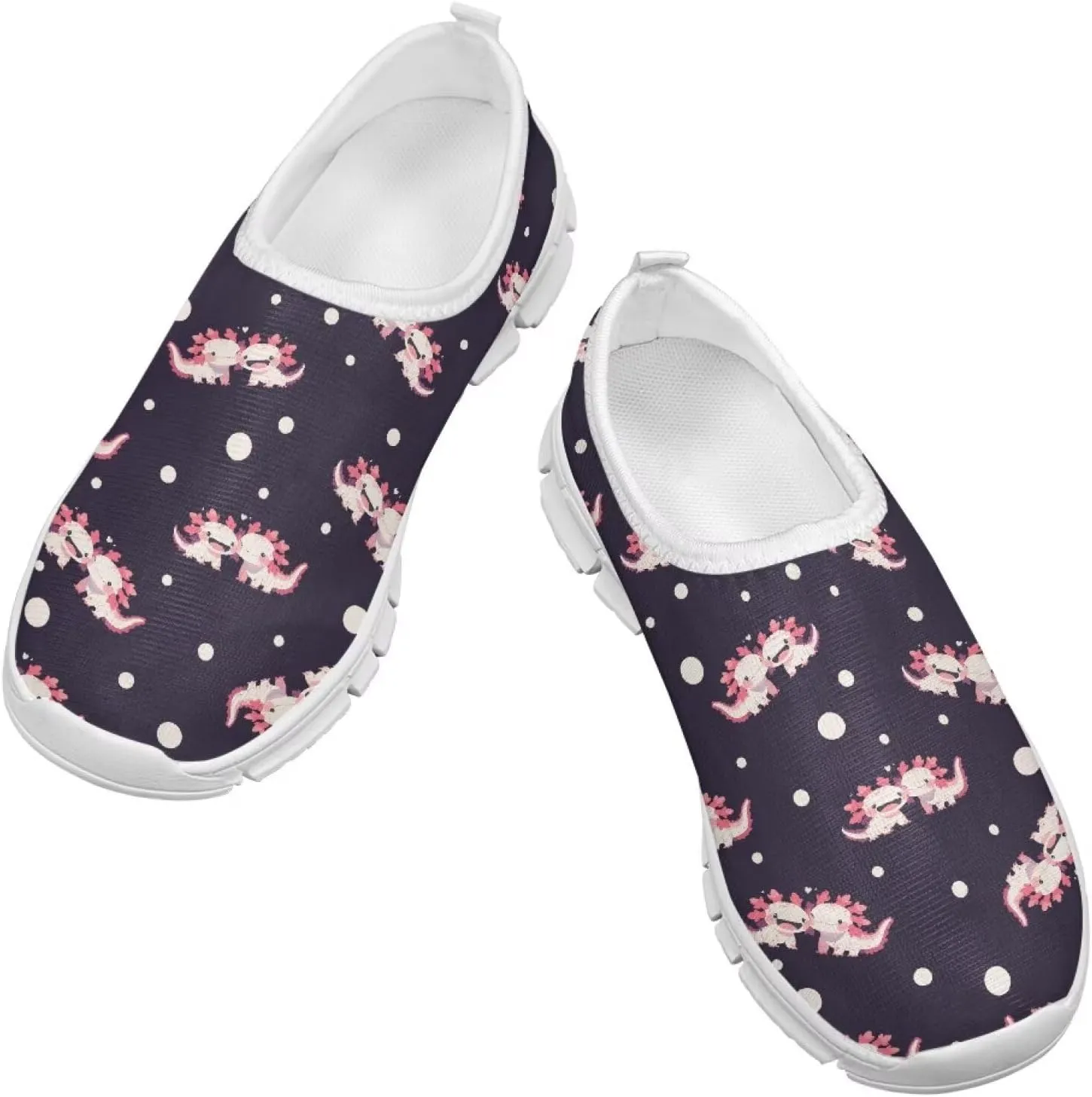Girls'Running Shoes,Boys'Slip On Flats Lightweight Sports Shoes,Comfortable Elastic Shoes for Playing Walking