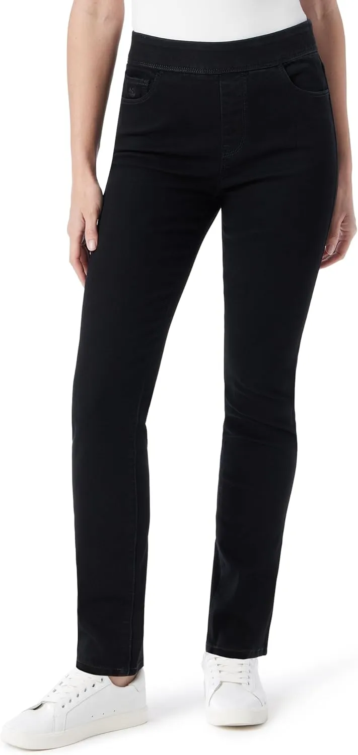 Gloria Vanderbilt Women's Amanda Pull on High Rise Jean Standard