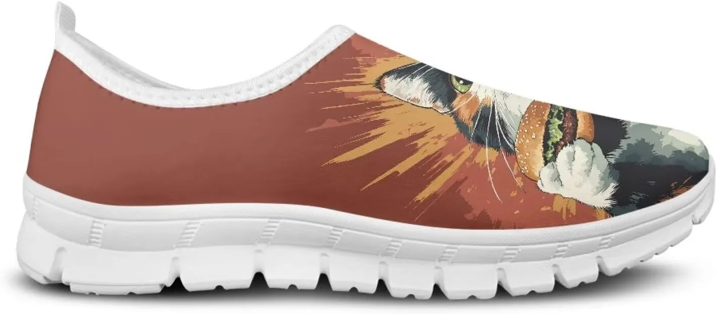 GOSTONG Mens Sneakers Slip on Home Loafers Non Slip Soft Walking Shoes Breathable Indoor Outdoor Athletic Sneakers White 5-12