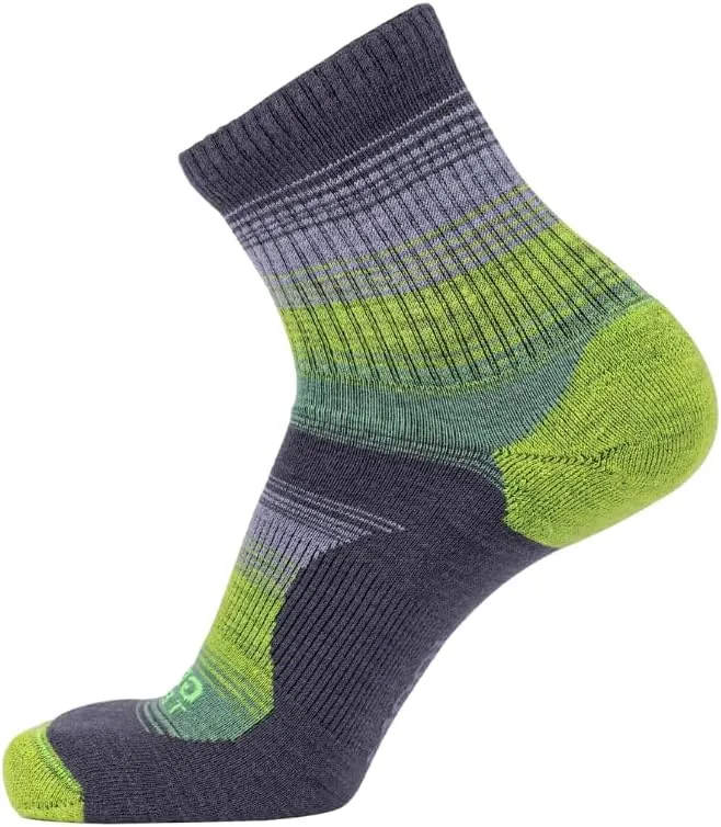 GRIP6 Wool Micro-Crew Socks: Lightweight Wool Socks for Hiking, All Day Comfort - Wicking Crew Socks for Men and Women