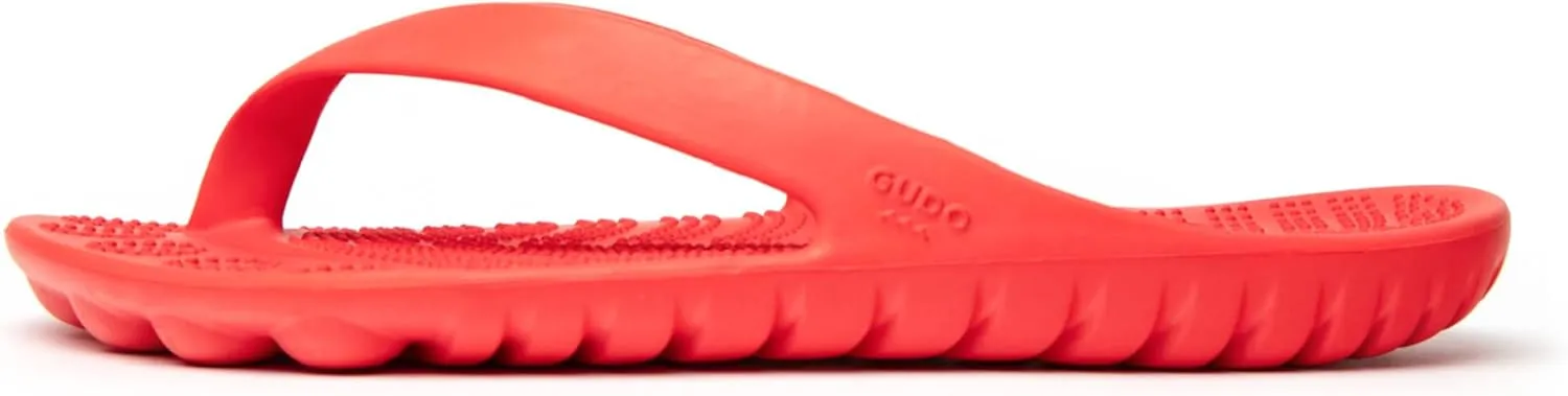 GUDO WORLD Unisex Flip Flop Sandals with Pressure Point Reflexology Stimulation and EVA Foam Supportive Soles For Men and Women