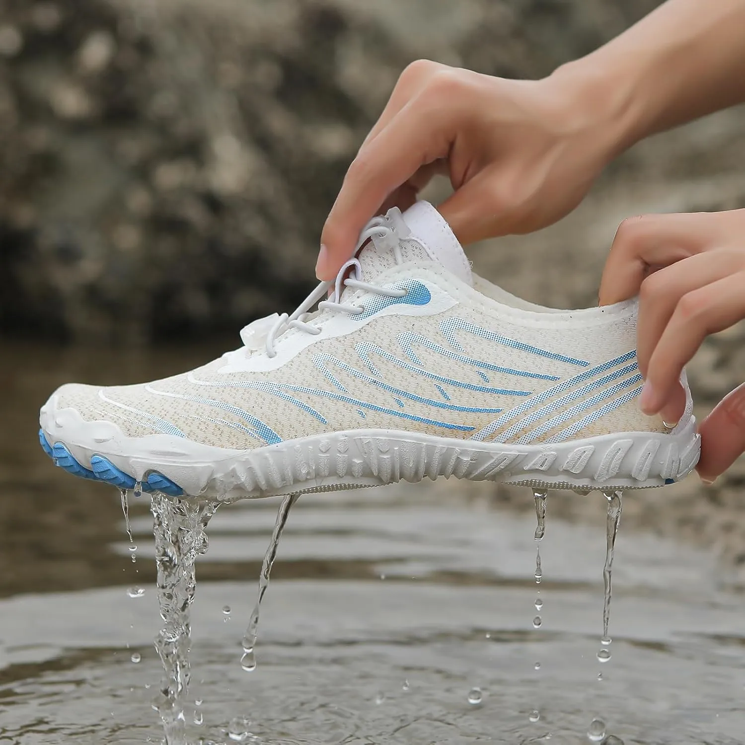 Hike Barefoot Shoes Footwear Women Men Pro Barefoot Shoes Wide Toe Box Athletic Hiking Shoes, Breathable Non-Slip Quick Dry Trail Running Shoes
