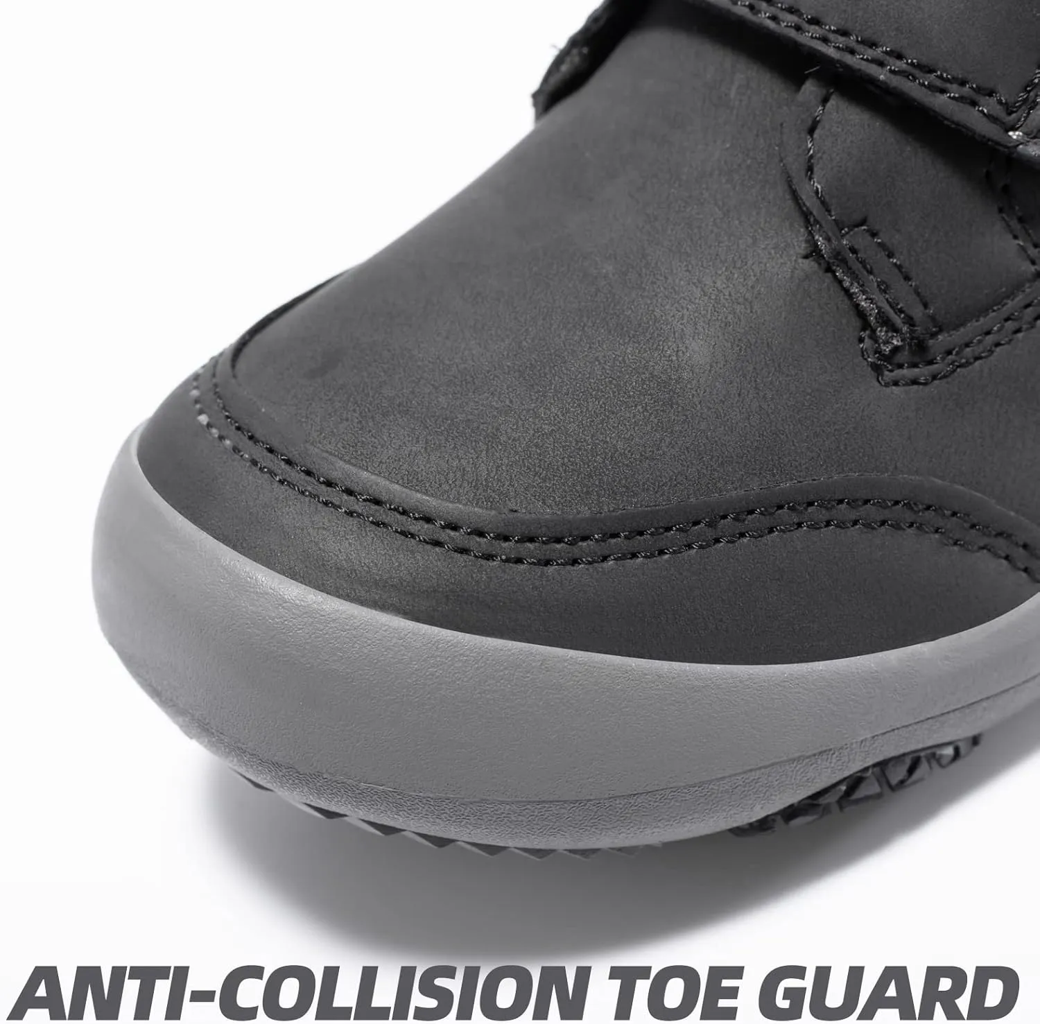 i78 78 Kids Boys Hiking Shoes Chelsea Mid Ankle Boots For Outdoor Trekking Walking Synthetic Non-Slip Lightweight