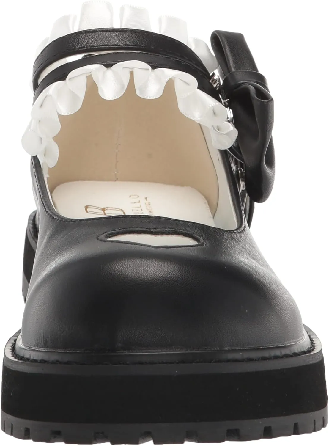Japanese Sweet Lolita Hollow Heart Maid Cosplay Platform Mary Jane Flat Shoes