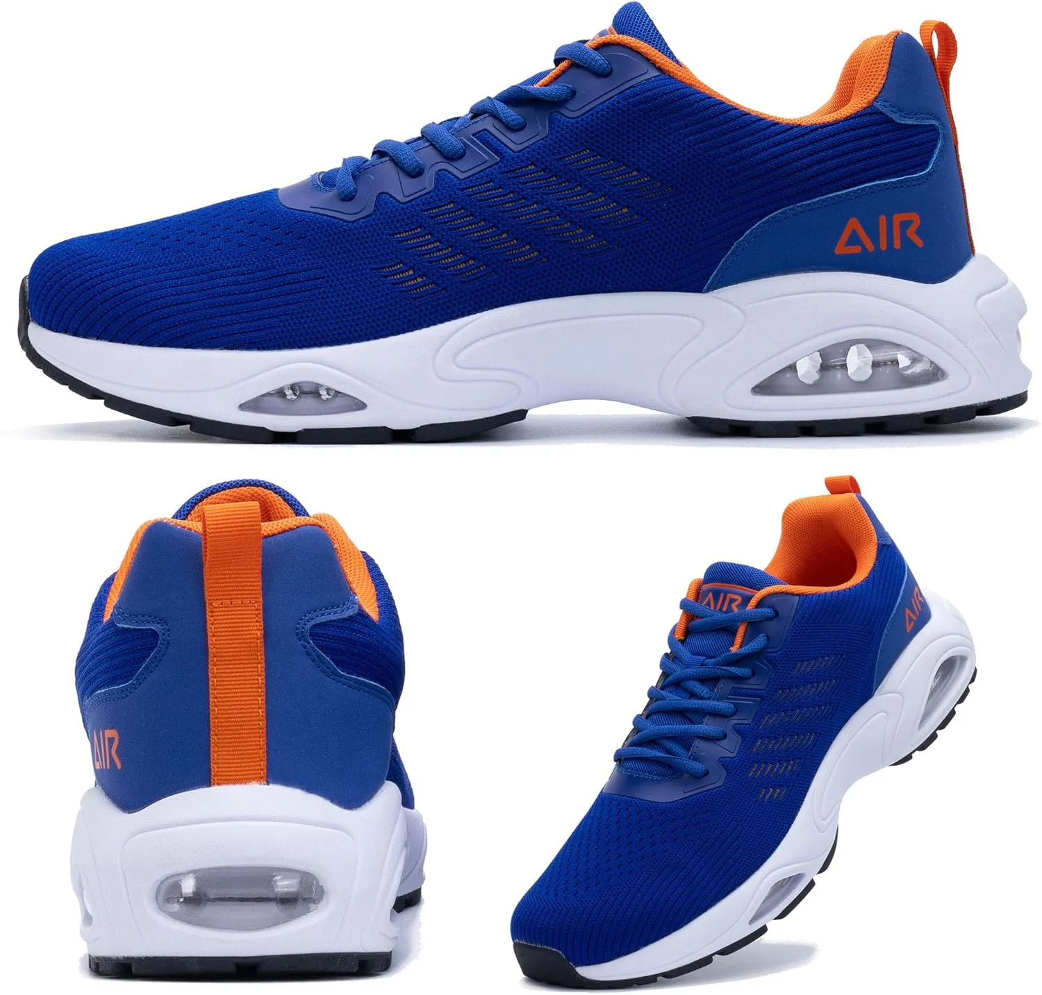 JARLIF Men's Air Running Shoes Athletic Cushioned Tennis Shoes Comfortable Supportive Sport Gym Jogging Sneaker Size 7-13