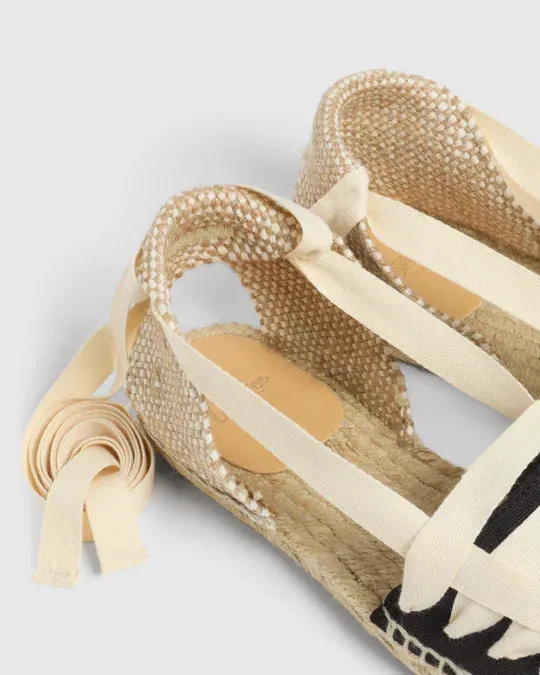 Jean Espadrilles - Black/Natural