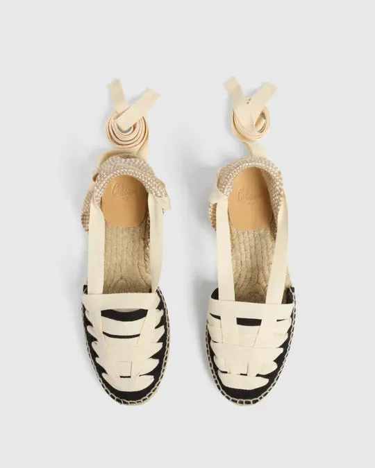 Jean Espadrilles - Black/Natural