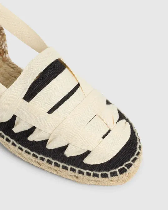 Jean Espadrilles - Black/Natural