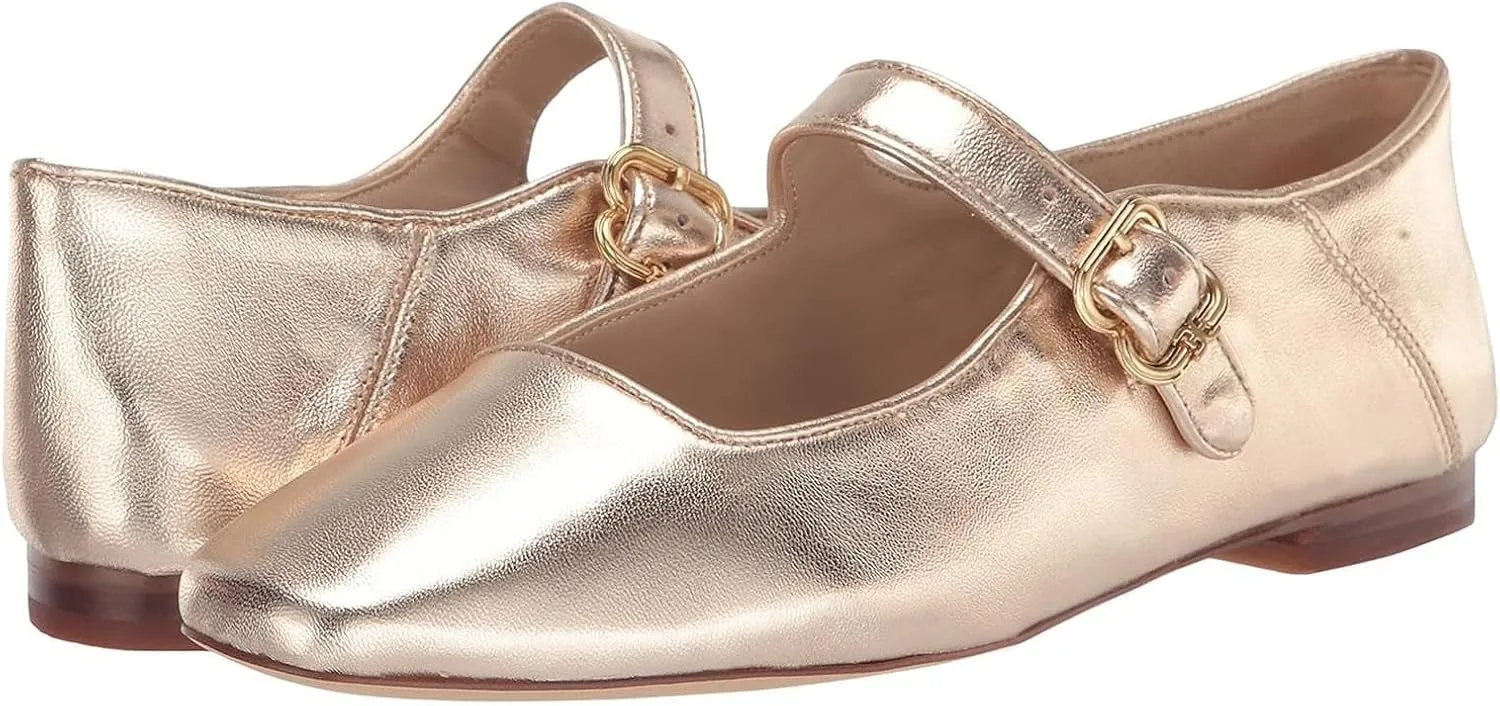 JORISTIMO Women's Elegant Strappy Ballet Flats Elaborate 2024 New Single Shoes Square Toe Minimalist Ankle Strap Basical Classical Escarpin