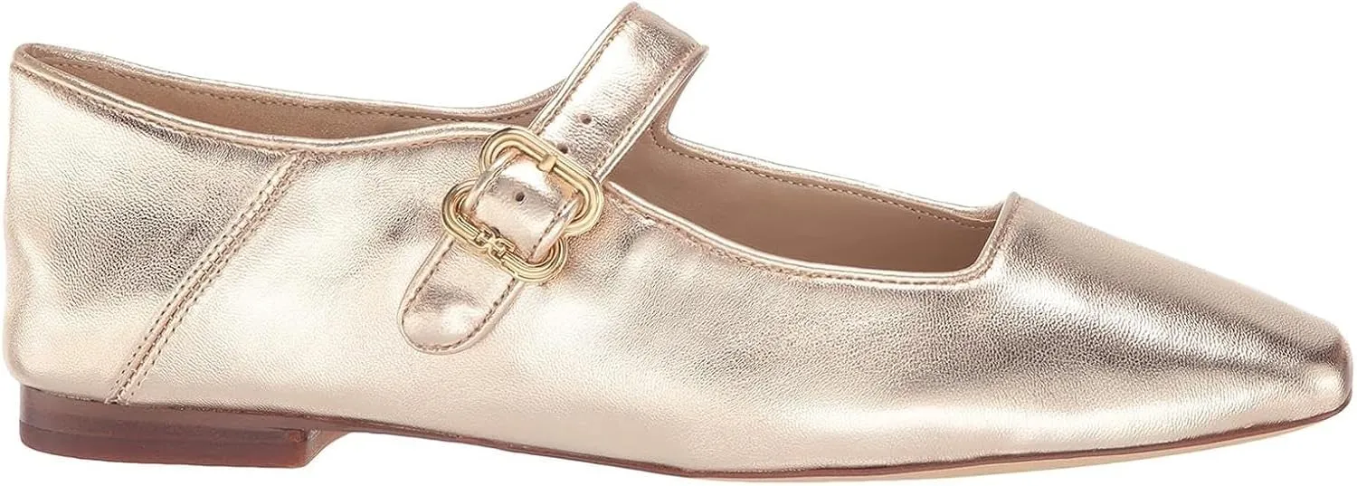 JORISTIMO Women's Elegant Strappy Ballet Flats Elaborate 2024 New Single Shoes Square Toe Minimalist Ankle Strap Basical Classical Escarpin