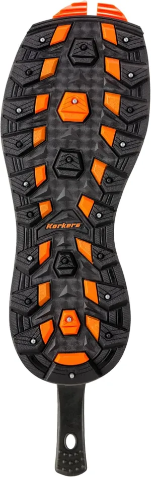 Korkers OmniTrax 3.0 Sole - All Terrain Studded Rubber Lug Sole with Carbide Studs - All Terrain Winter Traction