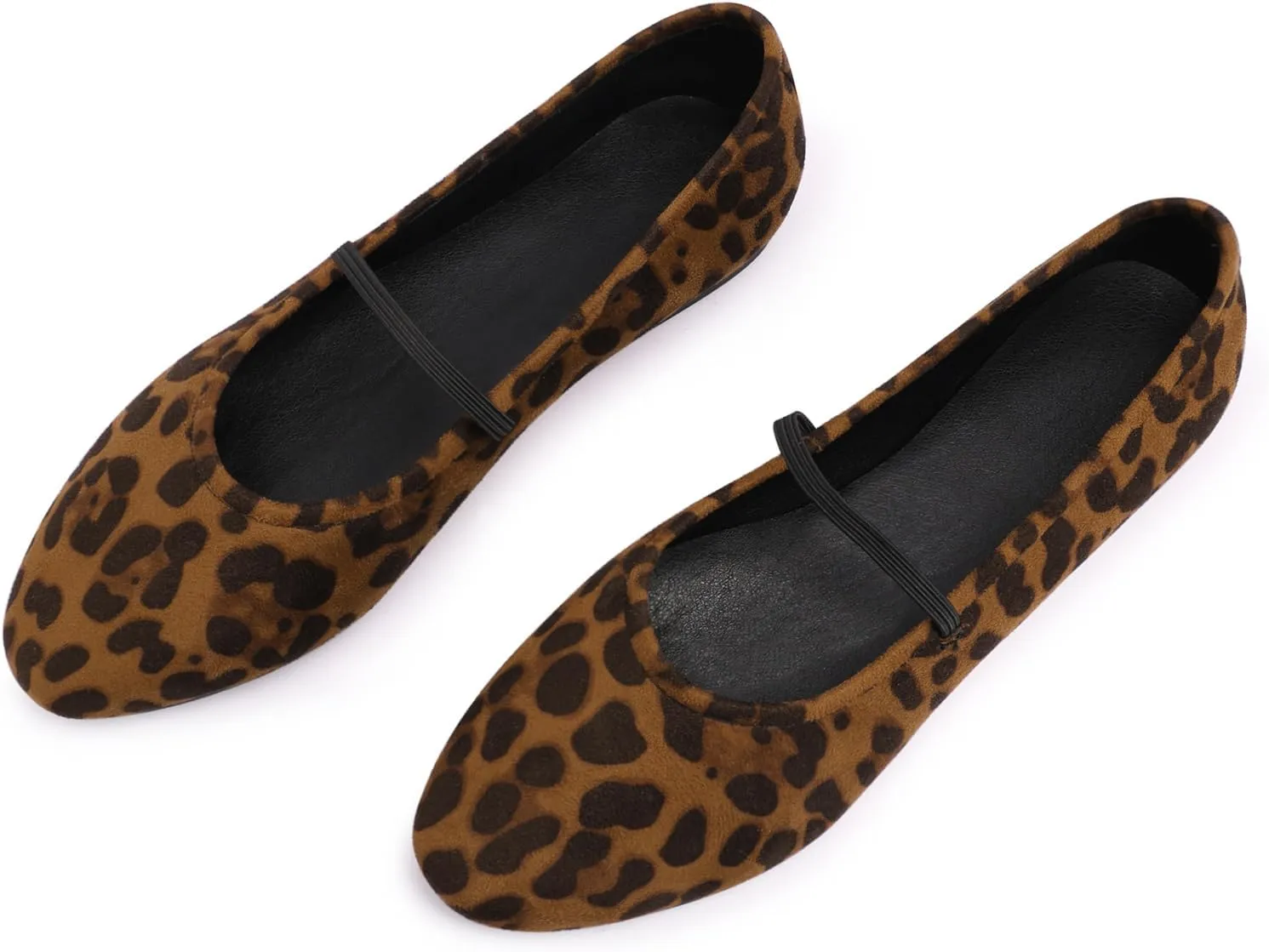 Mary Jane Ballet Flats Women Round Toe Ballerina Slip On Flats Comfortable Soft Flat Shoes for Women