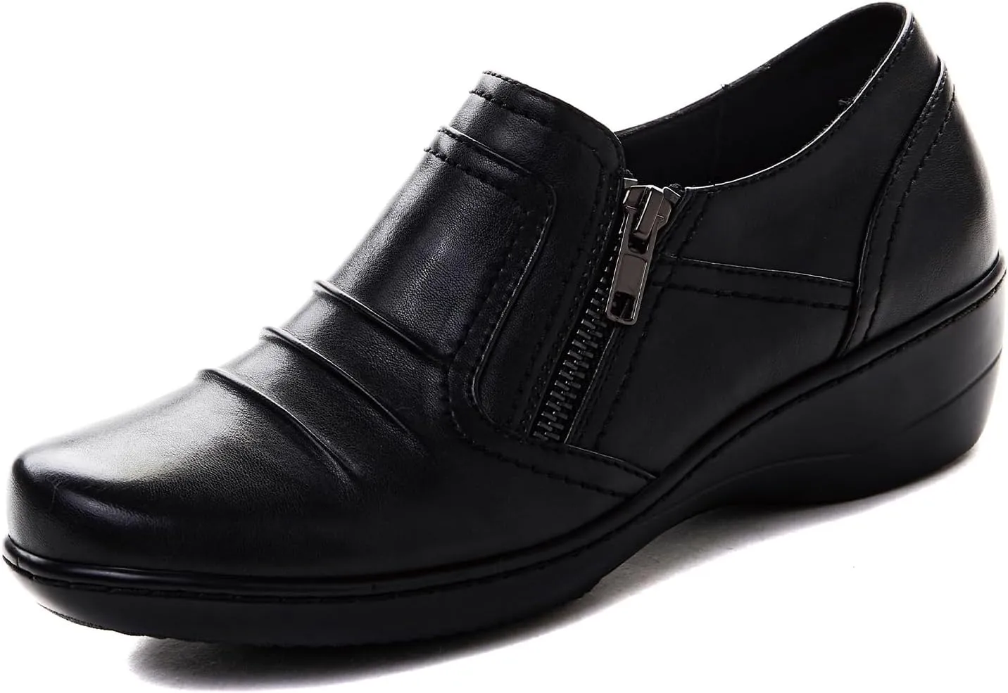 Mary Jane Flats for Women Comfortable Flats Round Toe Casual Slip On Dress Shoes for Women Dressy Office Work Shoes Size