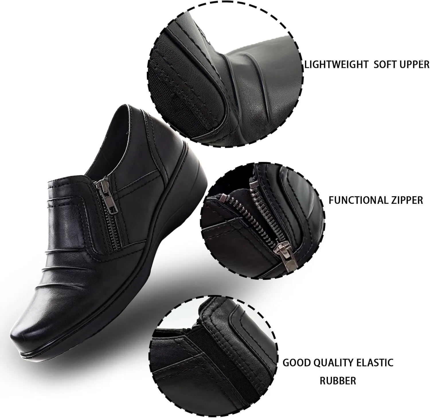 Mary Jane Flats for Women Comfortable Flats Round Toe Casual Slip On Dress Shoes for Women Dressy Office Work Shoes Size