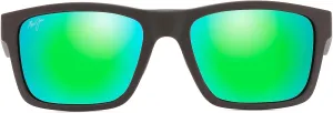 Maui Jim Men's and Women's The Flats Polarized Rectangular Sunglasses