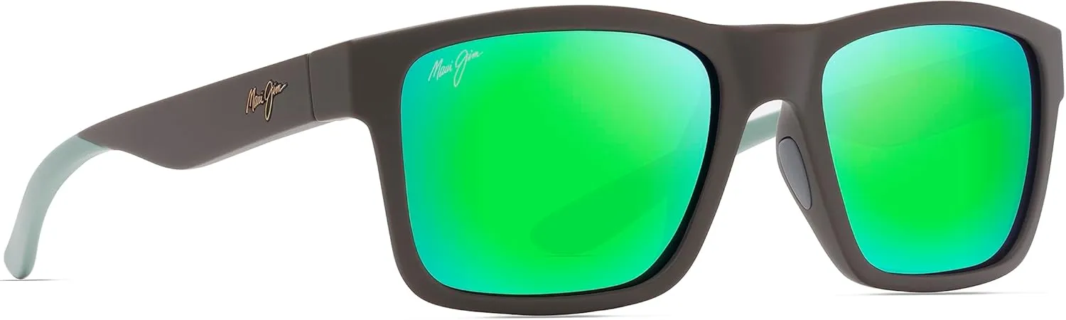 Maui Jim Men's and Women's The Flats Polarized Rectangular Sunglasses