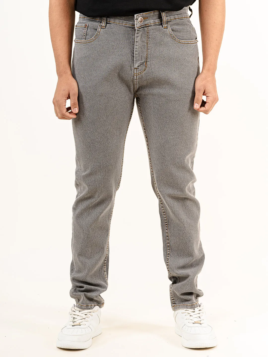 Med Grey Slim Fit Denim jeans