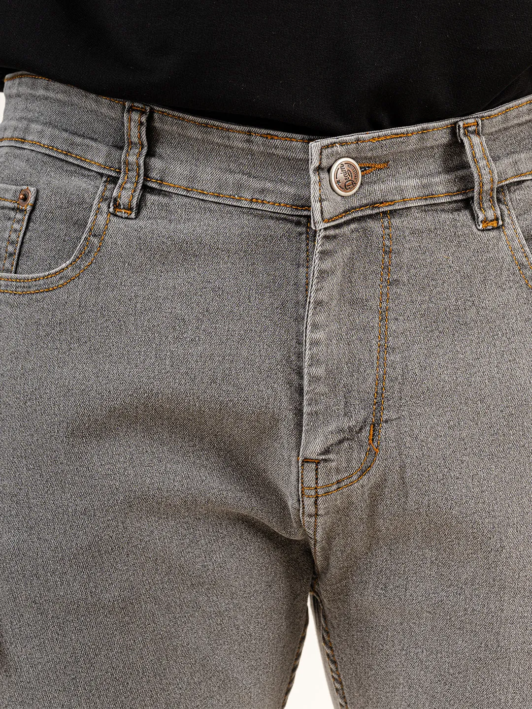 Med Grey Slim Fit Denim jeans