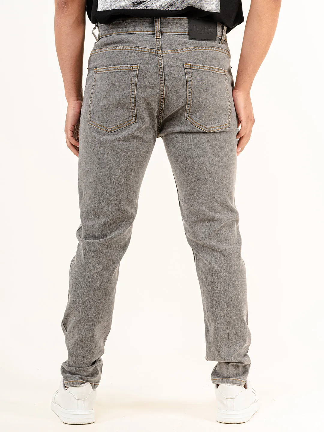 Med Grey Slim Fit Denim jeans