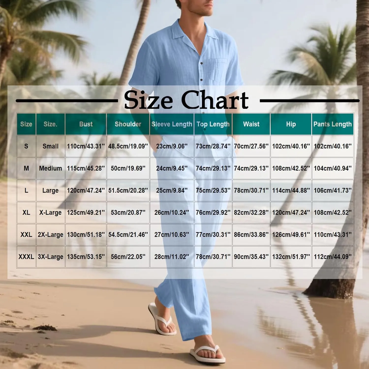 Mens 2 Piece Cotton Linen Set Short Sleeve Button down Shirts Wide Straight Leg Pant Casual Beach Vacation Lounge Set