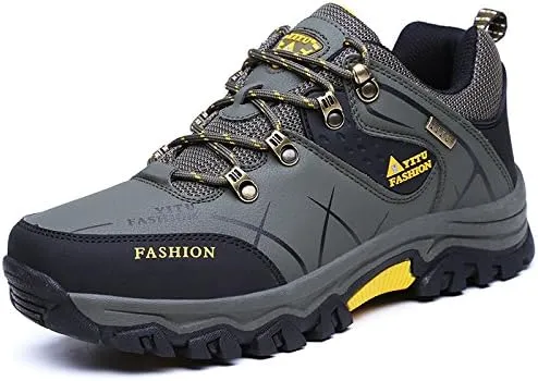 Men's Ankle Mid Waterproof Hiking Boots Outdoor Lightweight Jogging Shoes Climbing and Trekking Boot