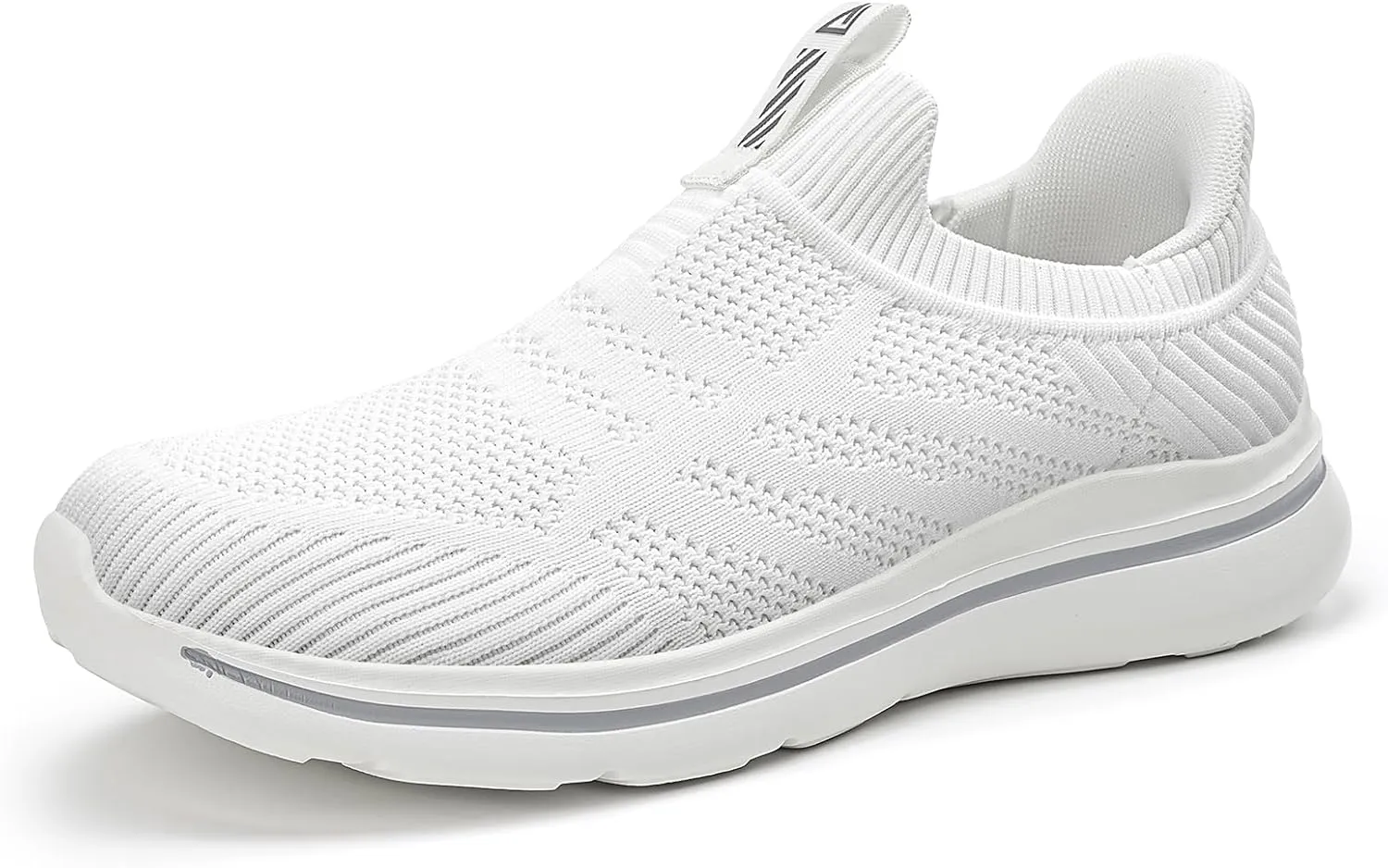 Men's Hands-Free Slip On Sneakers | Laceless Walking Shoes for Gym/Travel/Office