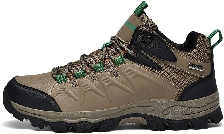 Men's Hiking Shoes Low-Top Trail Running Sneakers Breathable Mesh Travel Shoes Non-Slip Outdoor Trekking Boots