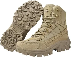 Men's Large Size Outdoor Jungle Hiking Boots, Desert Waterproof Tactical Hiking Shoes