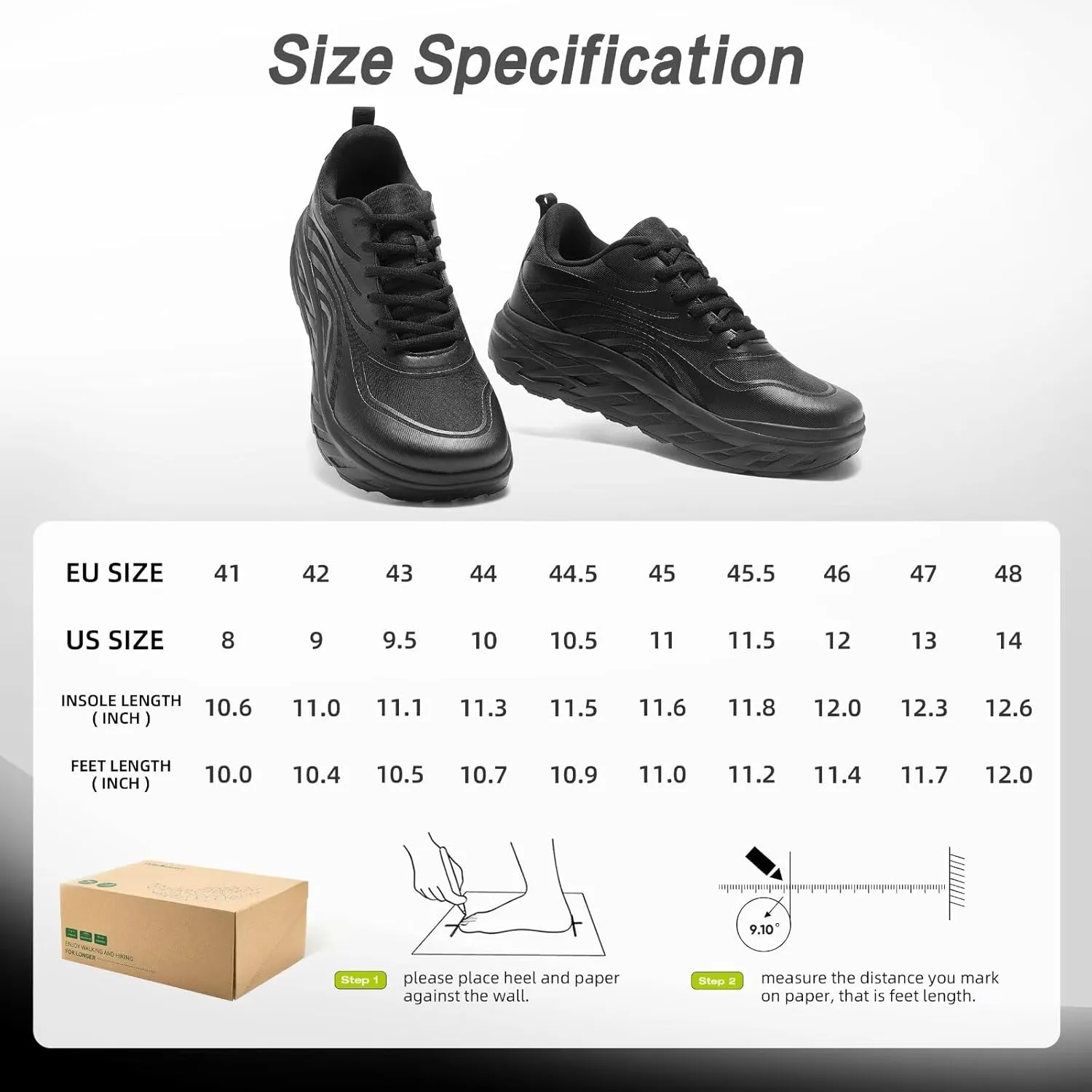 Men's Orthopedic Diabetic Wide Running Shoes: Comfortable Arch Support Plantar Fasciitis Sports Sneakers, Casual Swollen Orthotic Work Tennis Walking Shoes for Ankle and Heel Pain Relief